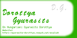 dorottya gyurasits business card